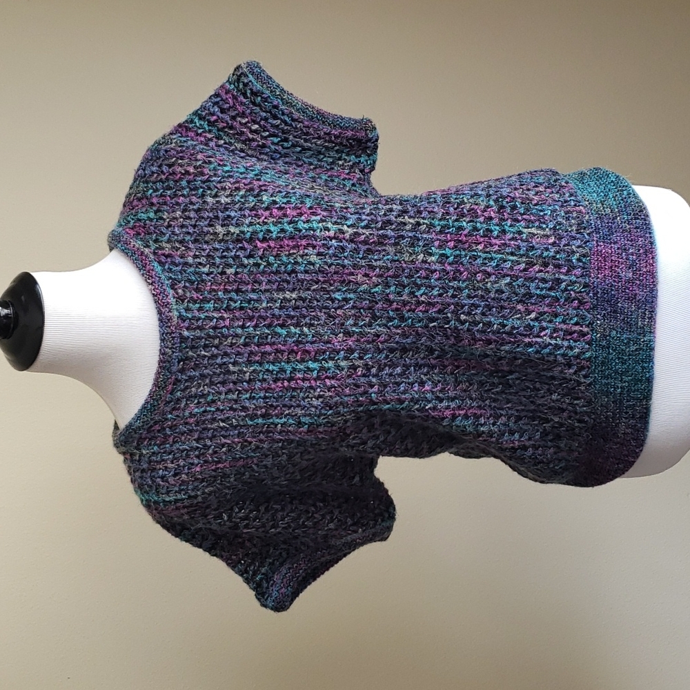Vintage wool blend knit top